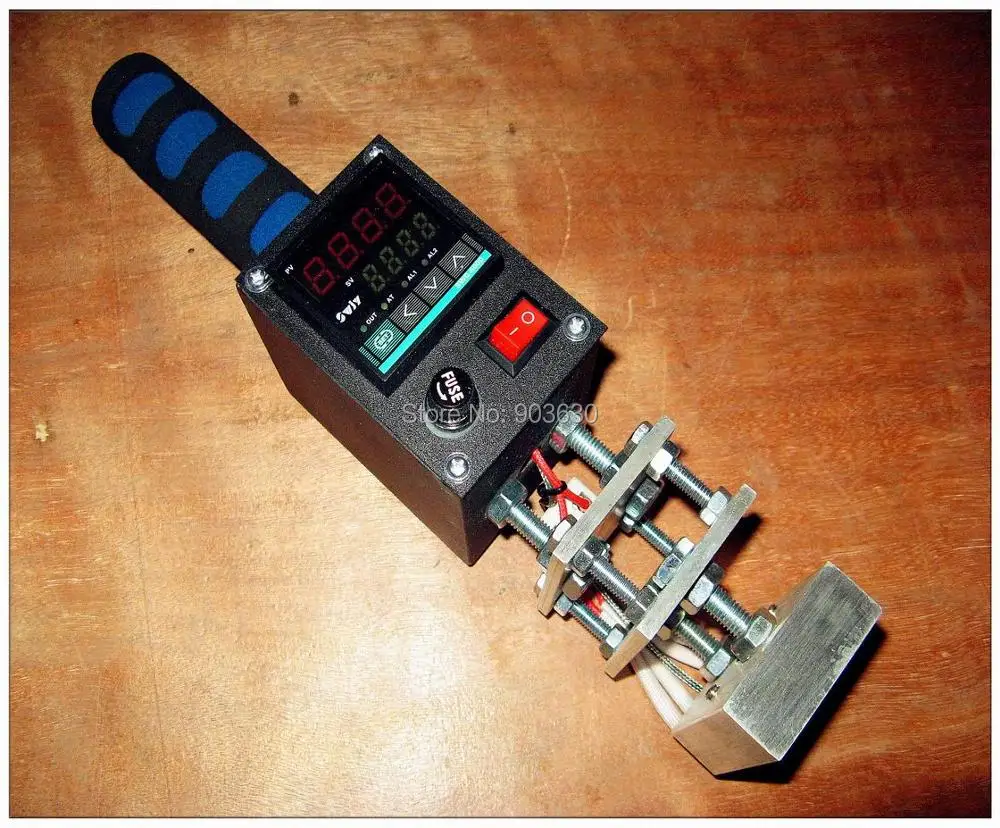 HOT SALE IN ALIEXPRESS ! Manual Handheld Hot Foil Stamping machine For Leather Wood 220V /110V