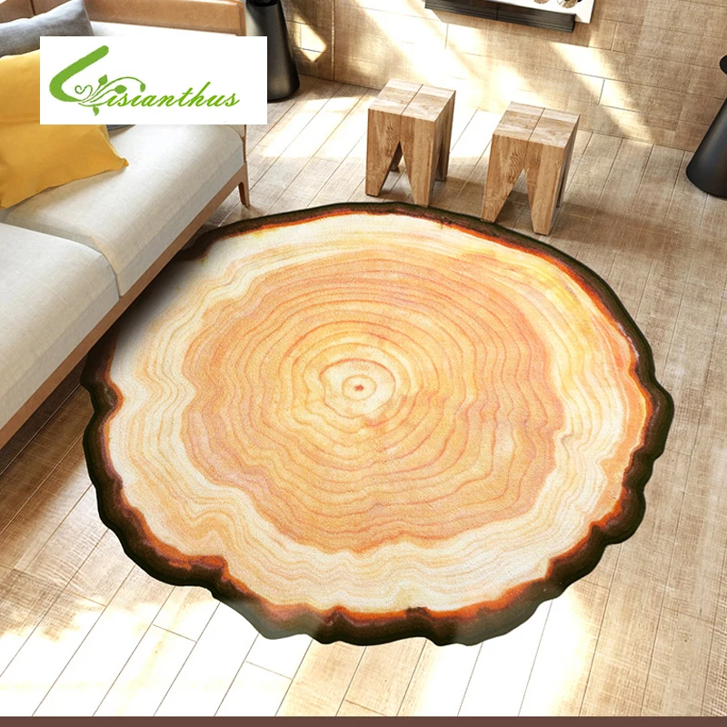 Antique Wood Tree Annual Ring Round 3D Carpet for Bedroom Computer Chair Area Rugs Kids Bedroom Play Mat Coffee Table Mats Antique Wood Tree Annual Ring Round 3D Carpet for Bedroom Computer Chair Area Rugs Kids Bedroom Play Mat Coffee Table Mats