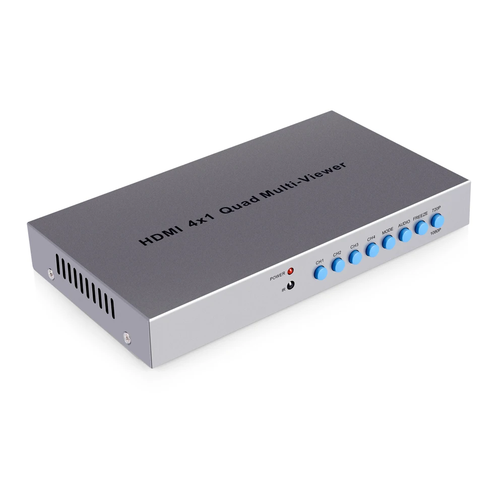 YiiSPO 4CH 1080P 3D HDMI Quad Mulit viewer 4x1 HD видео сплиттер с бесшовным переключателем IR Remote