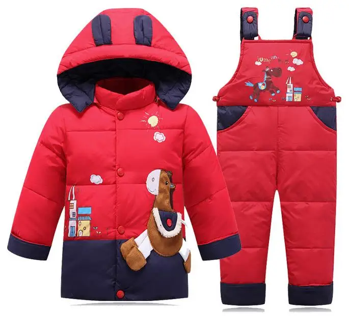 Kids clothes Baby Boys Girls Winter Jacket Down Warm Coats Children Child Snowsuit Sound Outerwear Jacket