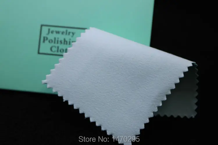 100pcs silver polish cleaning polishing cloth with package silver cleaning cloth wiping cloth of silver jewelry suede maintenanc Jewelry Tools