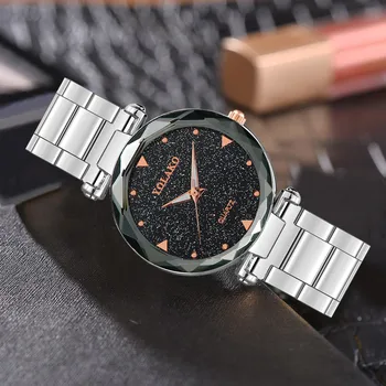 

Luxury Women Watches YOLAKO Casual Quartz Stainless Steel Band Newv Strap Watch Analog Wrist Watch Relogio Feminino #20