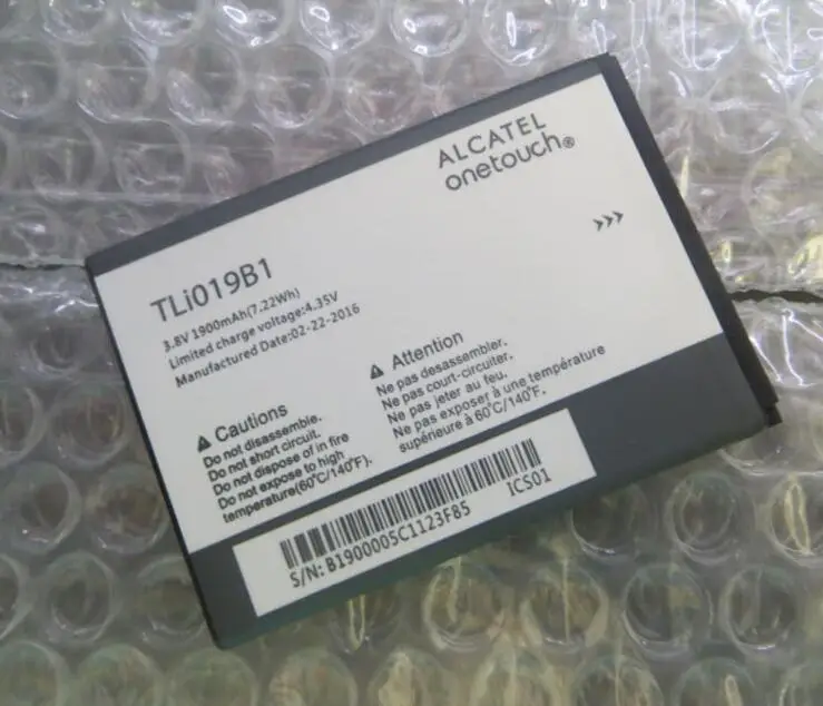 Для Alcatel One Touch 1900MAH TLI019B1 аккумулятор литий-ионный встроенный литий-полимерный для