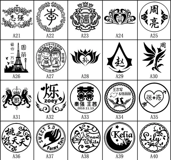 1 DIY customize double Name 2 initials personalized Letter stamp/Sealing Wax /wedding Wax Seal Stamp Custom invitations envelop