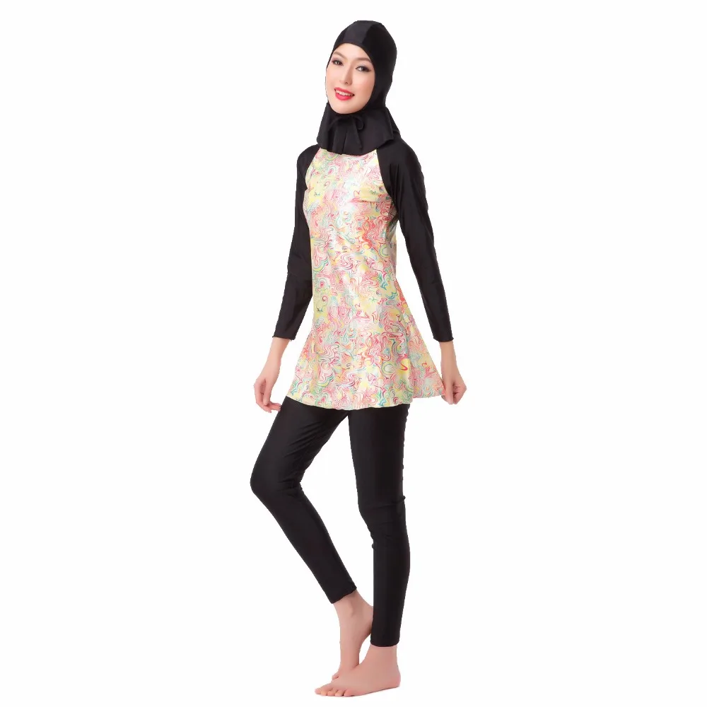 2018 Sport Muslim Swimwear Women Plus size swimwear Islamic Swimwear Women swimsuit Bikinis for