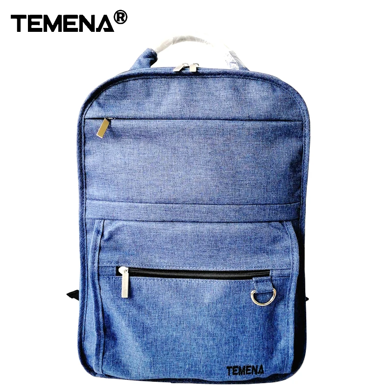 

TEMENA Canvas Men's Backpack Bag Brand 14 Inch Laptop Notebook Mochila for Men Waterproof Back Pack school backpack bag