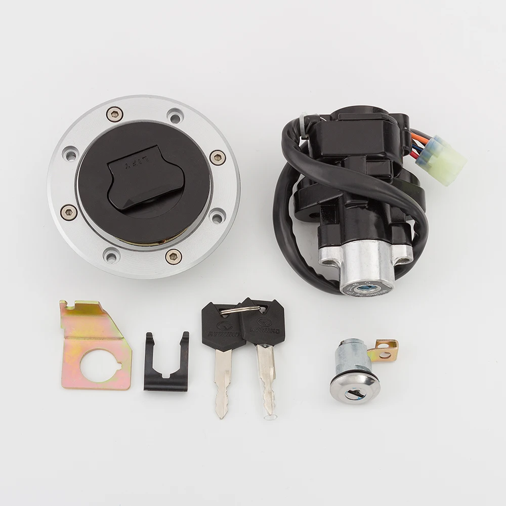 

Motorcycle Fuel Tank Cover Cap Lock With Ignition Switch Lock FOR Suzuki SV650 GSXR1000 GSXR750 GSX600F RF400 RG125