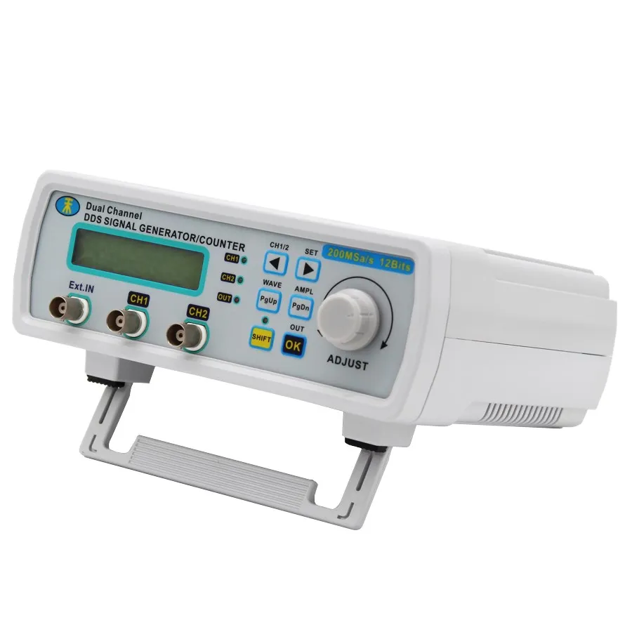 JUNTEK MHS5200A12MHz DDS генератор сигналов с цифровым управлением двухканальный счетчик