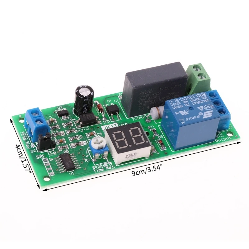 OOTDTY AC220V таймер задержки выключения платы 0 секунд 99 минут релейный модуль|Реле| |