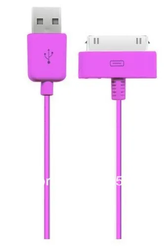 Wholesale 1000pcs New USB Data Sync Charger Cable 1m Lead For iPod iPhone4 iPhone 4sfree shipping |