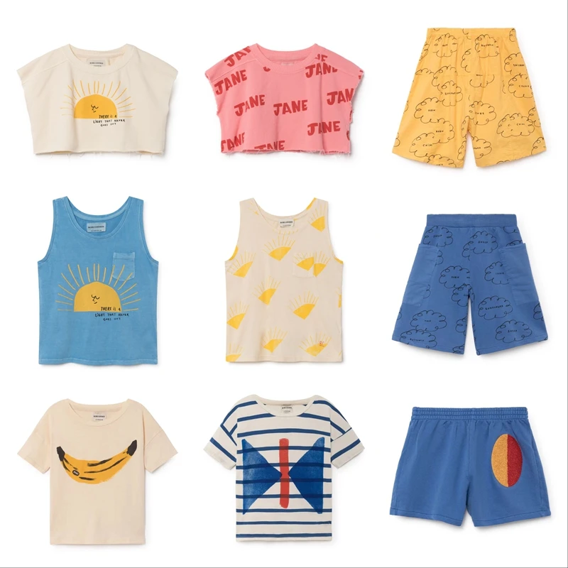 

summer bobo choses kids t shirts boys clothing girls clothing kids fashion t shirts baby boy clothes vestidos brand KIDS tops