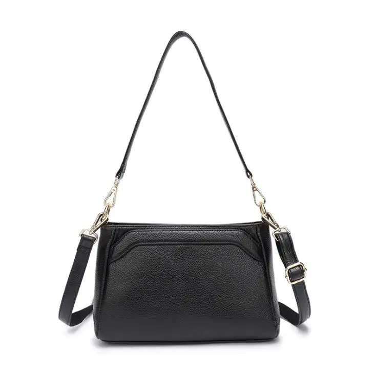 

100% leather bag top layer leather shoulder bag 2018 summer new personality fashion women's bag Messenger bag
