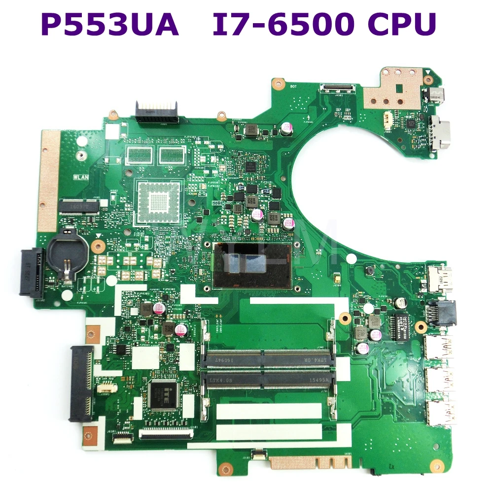 

P553UA MB._0M/I7-6500U/TPM/AS 90NX00R0-R00030 Mainboard For ASUS PRO P553U P553UA P553UJ Business Laptop Motherboard Test ok