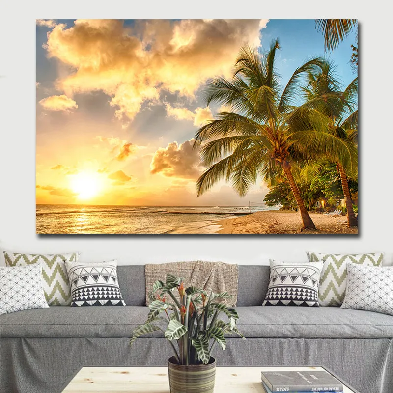 

Modern Seascape Poster Vintage Prints Picture Dropshipping Home Decor Living Room House Decor Canvas Wall Art Pictures