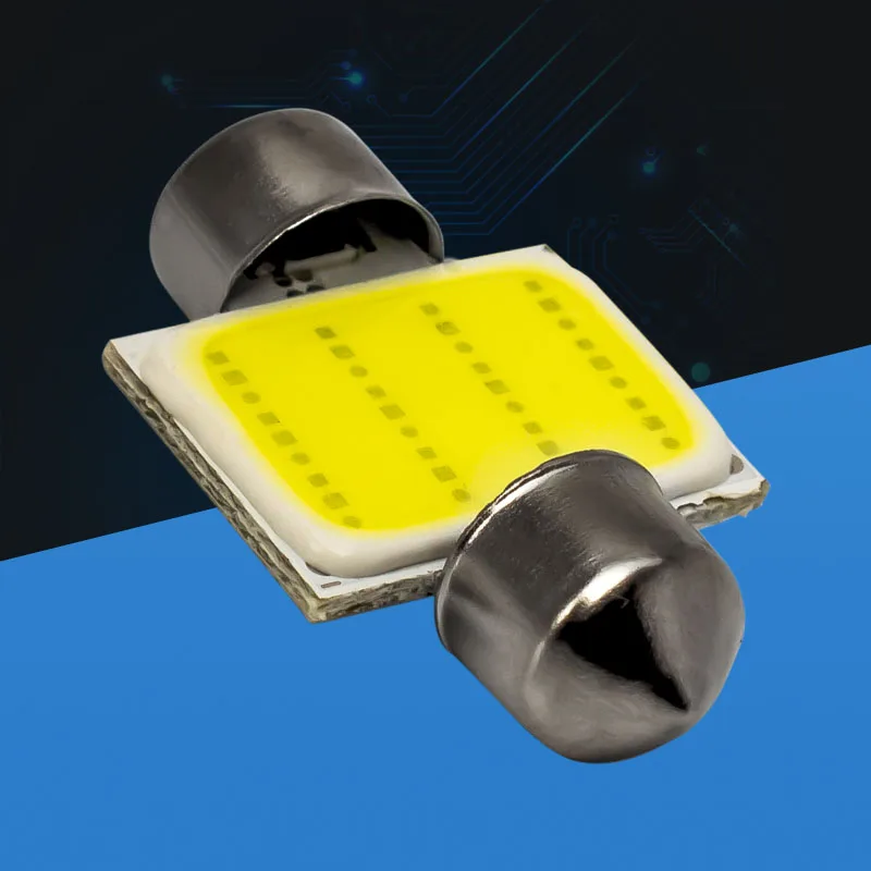 Оптовая продажа 31 мм 3 Вт Led COB Автомобильная гирлянда для салона Купол светильник