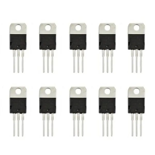 Keywest Jtron L7805CV Three-terminal Voltage Stabilizer - Silver + Black (10 PCS) | Электронные компоненты и