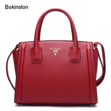 Bokinslon, женская кожаная сумка на плечо, модная, коровья кожа, спилок, женские сумки, сумки на плечо, повседневная женская сумка-мессенджер