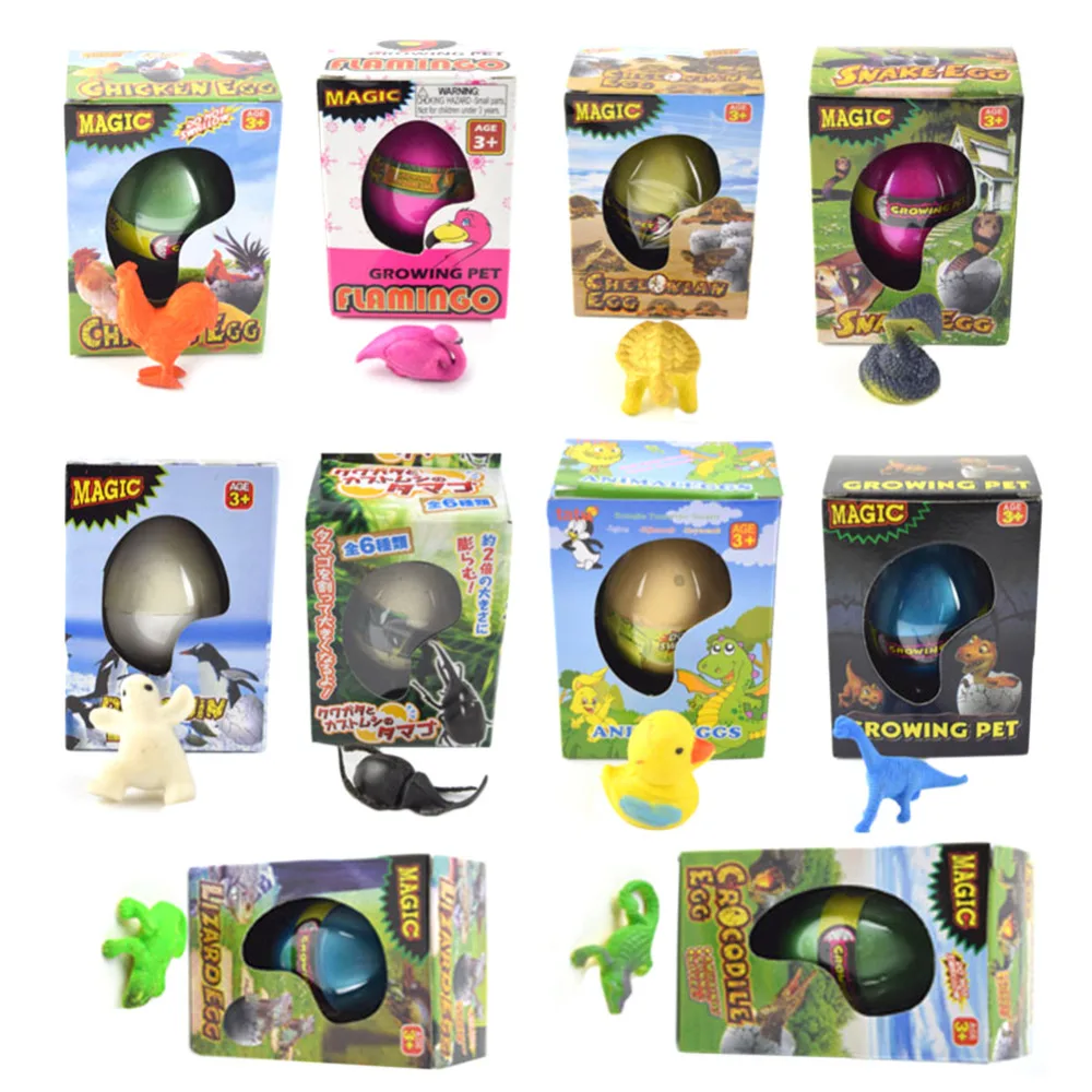 Magic Hatch Dinosaurier hinzufügen Wasser wachsen Dino Ei Kid Spielzeug-QY 