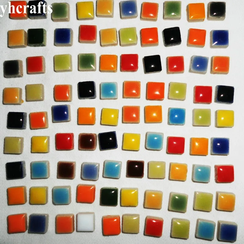 600 шт/600 г/лот микс 0 95 см керамическая мозаичная плитка скрембованная фарфоровая