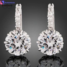 SUSENSTONE зубец Установка Стразы Австрия подвеска и серьги из кристаллов#3-4