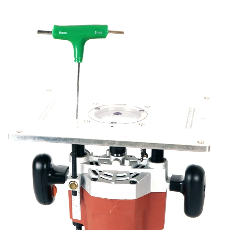 

THGS Trimming Machine Flip Plate Engraving Machine Electric Wood Milling Guide Table Chamfering Board Woodworking Work Bench