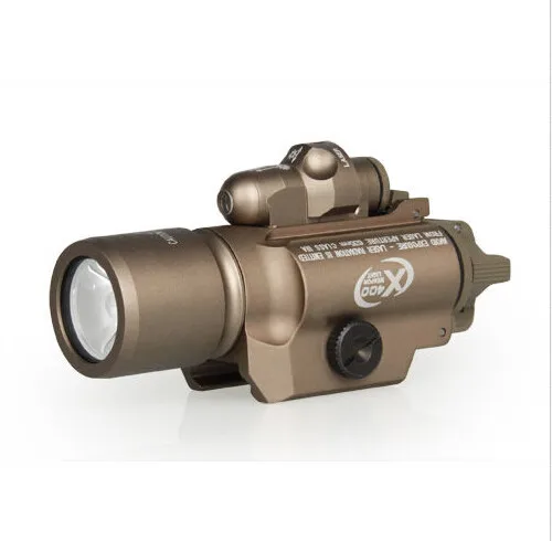 Новый X400 CREE Ultra high выходной светодиод пистолет M4 винтовка фонарик в красный горошек Лазерная Combo Sight 20 мм Пикатинни крепление коричневый и