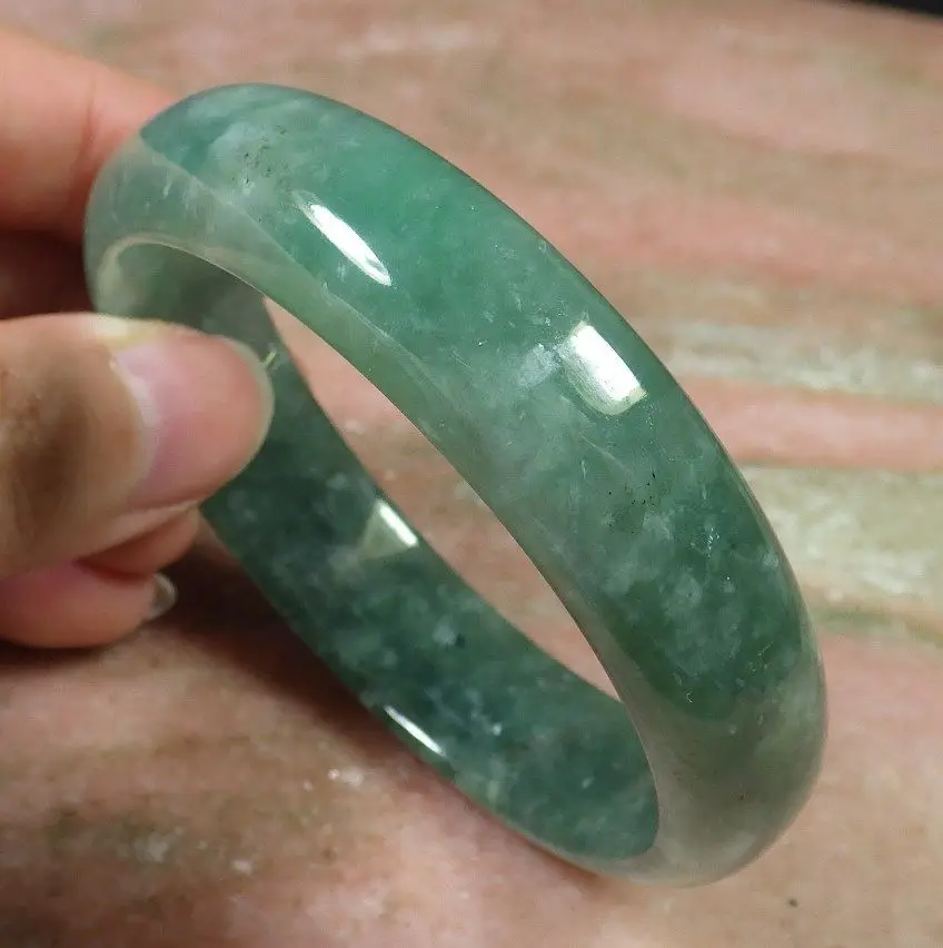 

Certified OIL Green 100% Natural A stone stoneite Bangle Bracelet 56.52 mm 419118