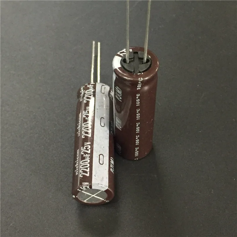 5 шт./50 шт. 2200 мкФ 25В NICHICON PJ серия 12 5x40 мм 25V2200uF низкое сопротивление долговечный