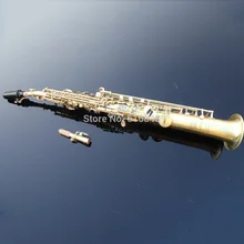 Wholesale –Green Gula Si straight soprano saxophone saxophone France, Henry Reference 54
