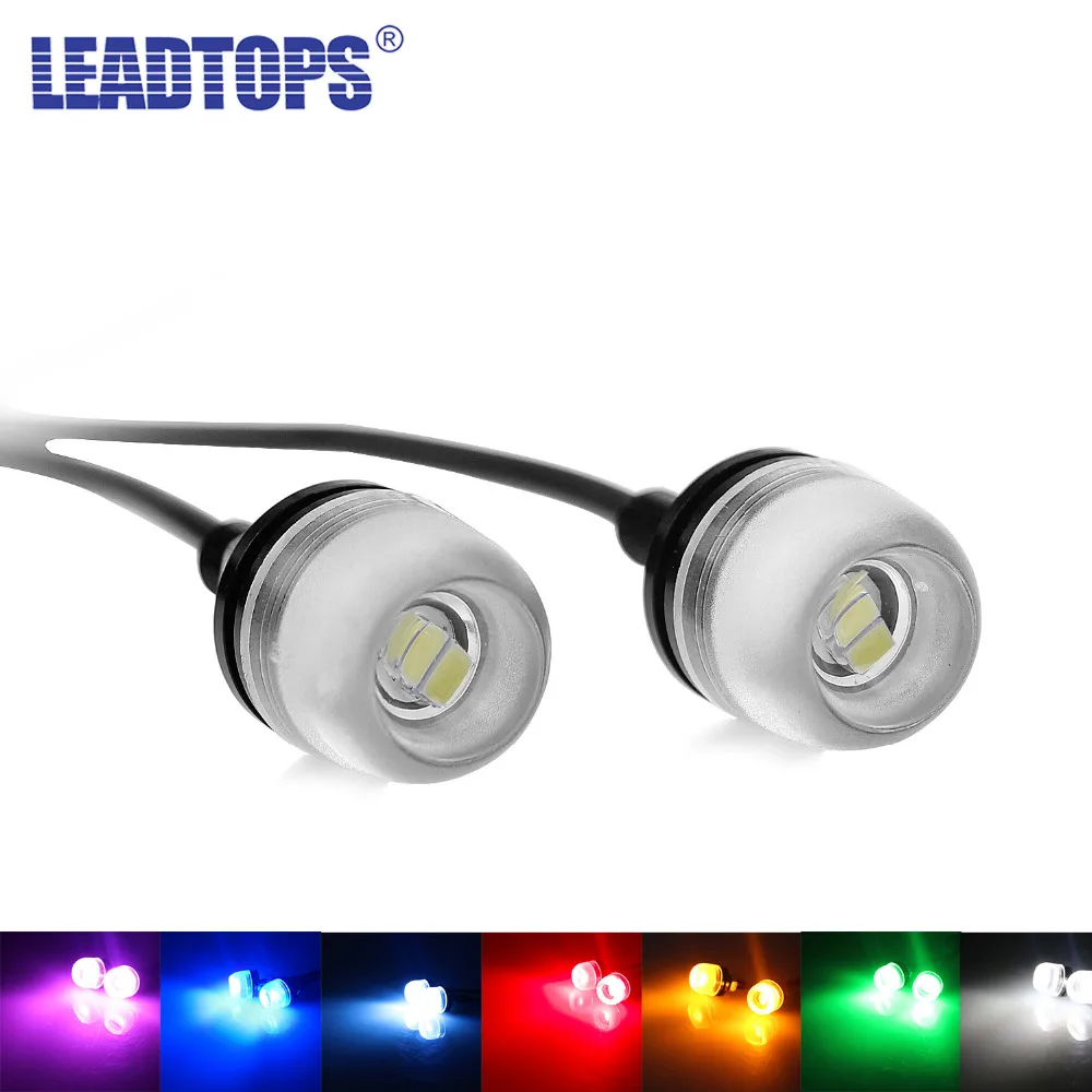 

LEADTOPS 6PCS Car DRL LED Daytime Running Light Eagle Eyes Led Car Work Lights Source Waterproof Lamp Car Styling Light CJ