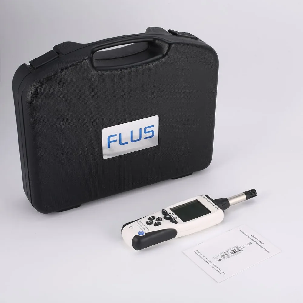FLUS ET-951 Handheld Digital Humidity Tester Temperature Meter Monitor LCD Display Multifunction Hygrometer Thermometer