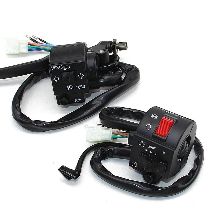 

New motorcycle GN125 GS125 clutch lever brake switch left and right for suzuki 125cc GN GS 125 handle grip switch parts