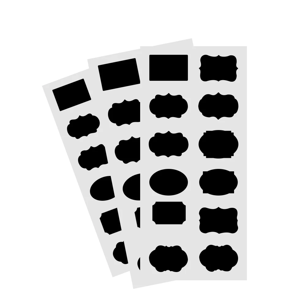 96pcs Black Chalkboard Labels Jar Stickers Labels Pantry Storage Bottle Kitchen Organizer Container Stickers Storage Box Sticker (3)