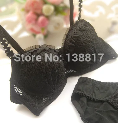 

Free shipping 2017 new arrival, candy-colored lace push up sexy bra set, white, blue, pink brassiere & bra brief sets underwear