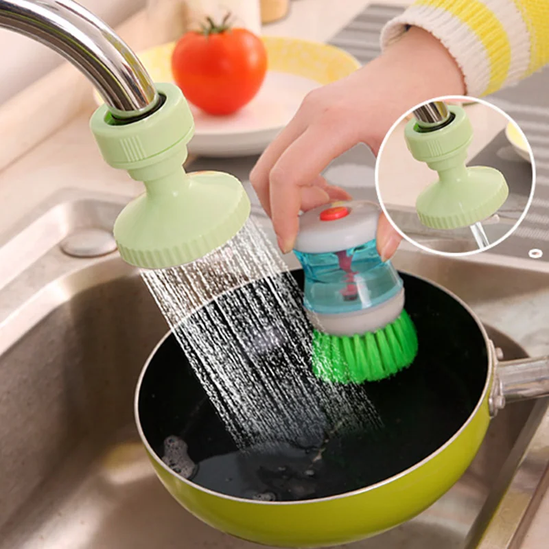 

2017 New Kitchen Adjustable With Valve Faucet Filter Shower Table Faucet Converter Bathroom Kitchen Accessories