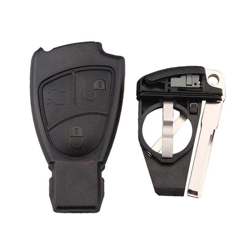 3 кнопки Автомобильный Дистанционный ключ для Mercedes-Benz C E B S класс CLS CLK ML CL SLK 433,9 МГц Автомобильный ключ с лезвием