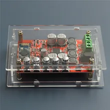 TDA7492P 50 W + 50 W Inalámbrica Bluetooth 4.0 Receptor de Audio Digital Tablero Del Amplificador con la Cáscara Transparente