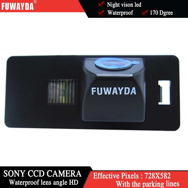 FUWAYDA SONY CCD Chip CAR REAR VIEW font b CAMERA b font Reverse With Guide Line