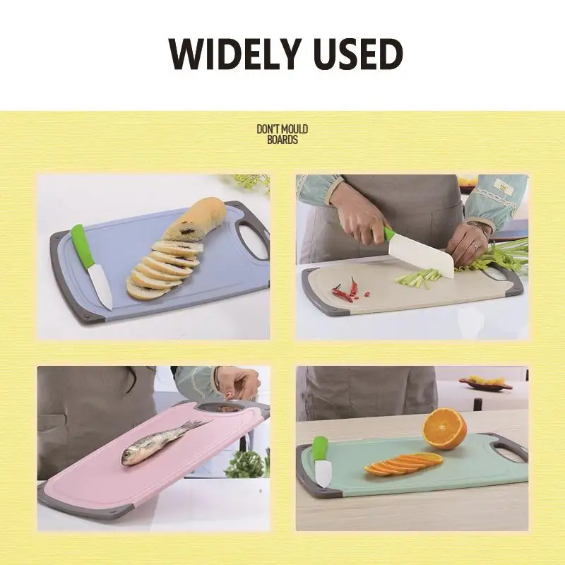 HADELI Antibacterial Chopping Board Multifunction PP Plastic Heat