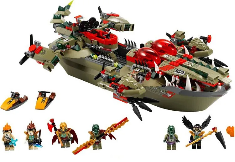 

620pcs Bela 10061 New 2016 Cragger's Command Ship learn education DIY enlighten Building Blocks Boys Toys Compatible with Legoe