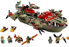 620pcs Bela 10061 New 2016 Cragger s Command Ship learn education DIY enlighten Building Blocks Boys