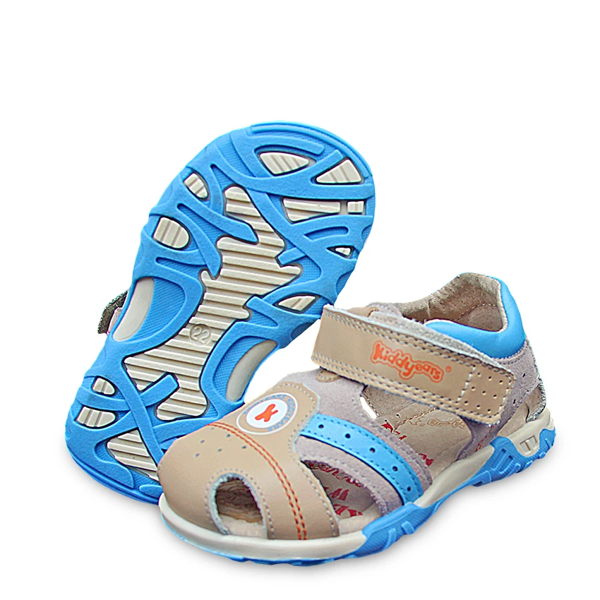 NEW arrival 1pair Orthopedic shoes boy Genuine Leather Children Sandals+inner 13.2 17.3cm,Super