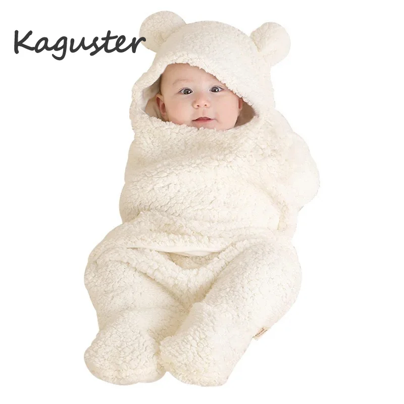 

Soft Fleece Fabric Baby Blankets Swaddle Sleeping Wrap Blanket Hoodie Warm Blanket Bear Baby Kids Bathing Towels Bathrobe