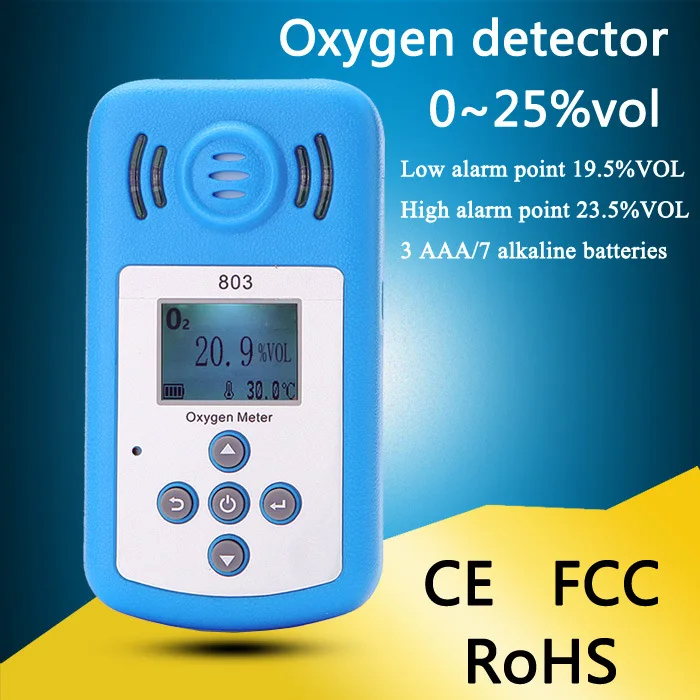 

Neutral export Oxygen detector Oxygen tester Oxygen measuring Oxygen meter