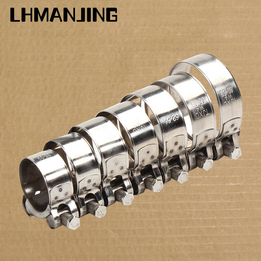 Motorcycle modified exhaust Exhaust Locking buckle Stainless steel