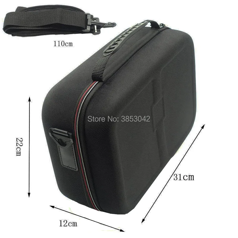 Black Big Nintend Switch Case Hard Protective Carrying Bag for Nintendo Switch Game Console and Accessories Storage (8)