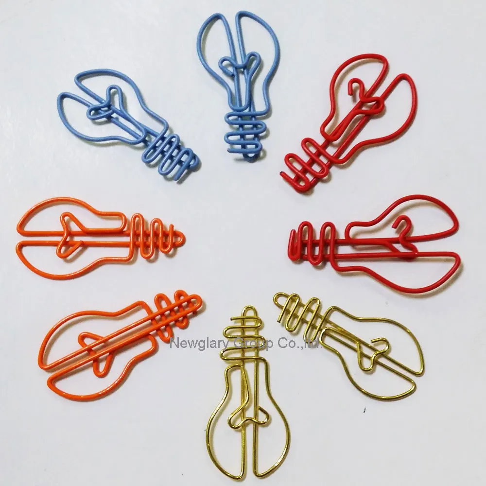 

100pcs/lot Everyday Objects Paper Clips Creative Interesting Bookmark Clip Memo Clip Shaped Paper Clips for Office School Home