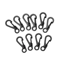 10Pcs/Lot Survival Outdoor Mini Aluminium Hang Buckle Quickdraw Key Chain new arrival   New Style