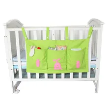 Брезентовый Комплект постельного белья для новорожденных, органайзер, игрушка, пеленка, Карманный Комплект постельного белья, аксессуары для детской кровати, подвесная сумка-Органайзер