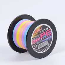 Супер твердость 1000 м 8 стендов японская леска многофиламентная PE плетеная леска от 6 фунтов до 120 фунтов
